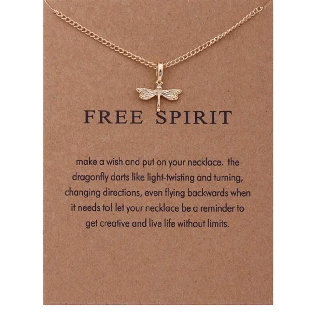 ❗️one left❗️Free Spirit Necklace with Card